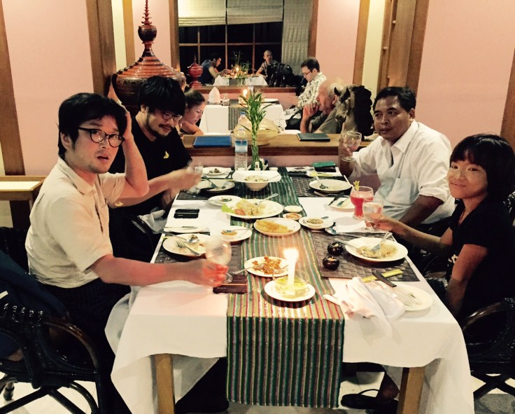 運転手もEieも美味しいと感動していた。楽しんで貰えたようだ。